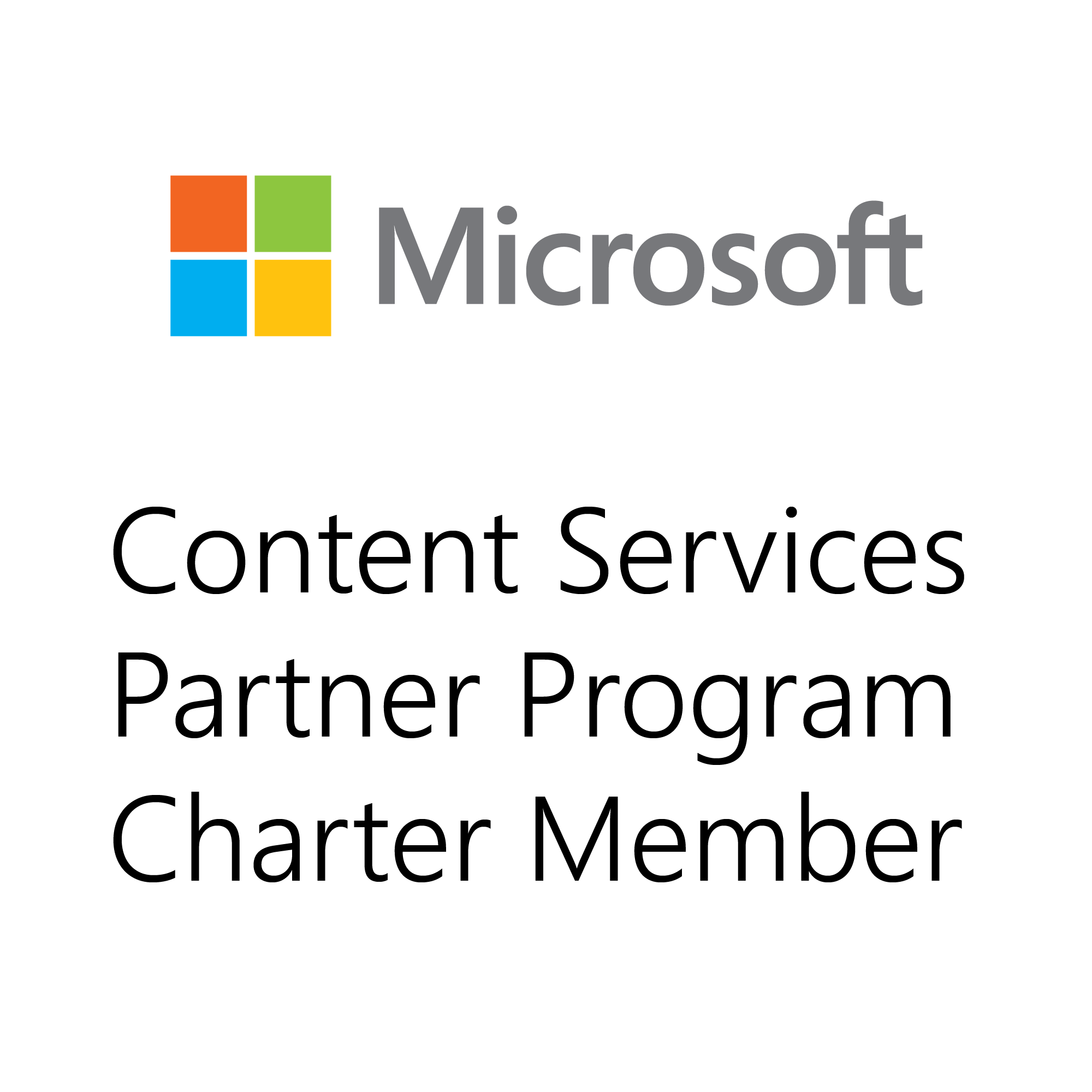 Microsoft Content Serv Charter Member