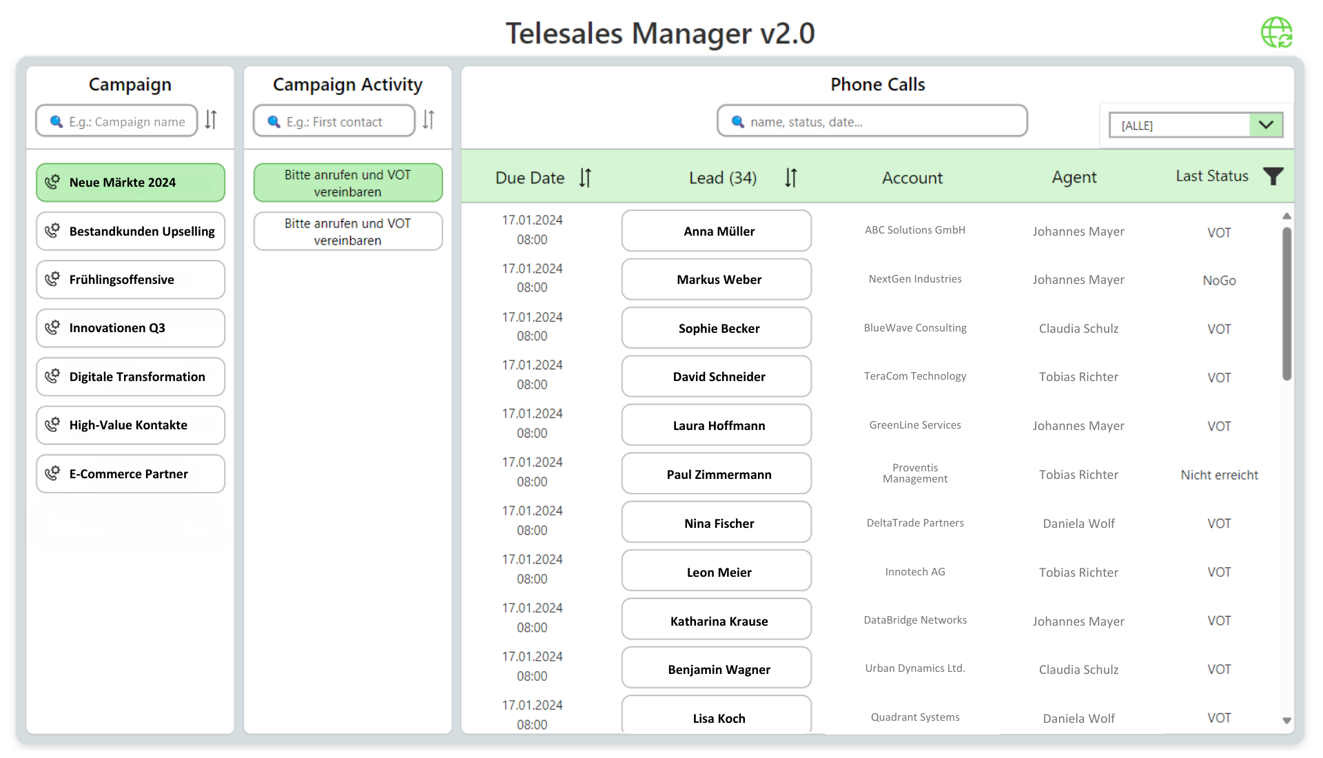 acoris screenshot campaign manager 1