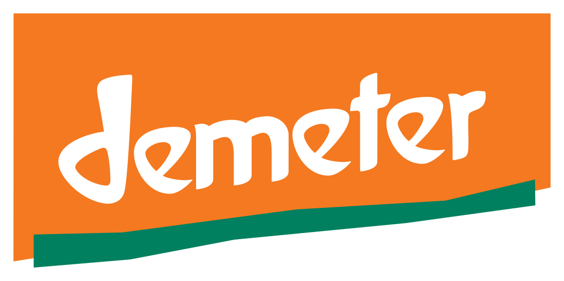 a orange and green rectangle with white text